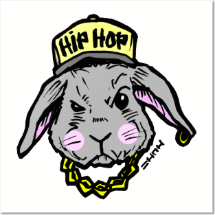 Easter Hip Hop Bunny Rabbit Tee Posters and Art